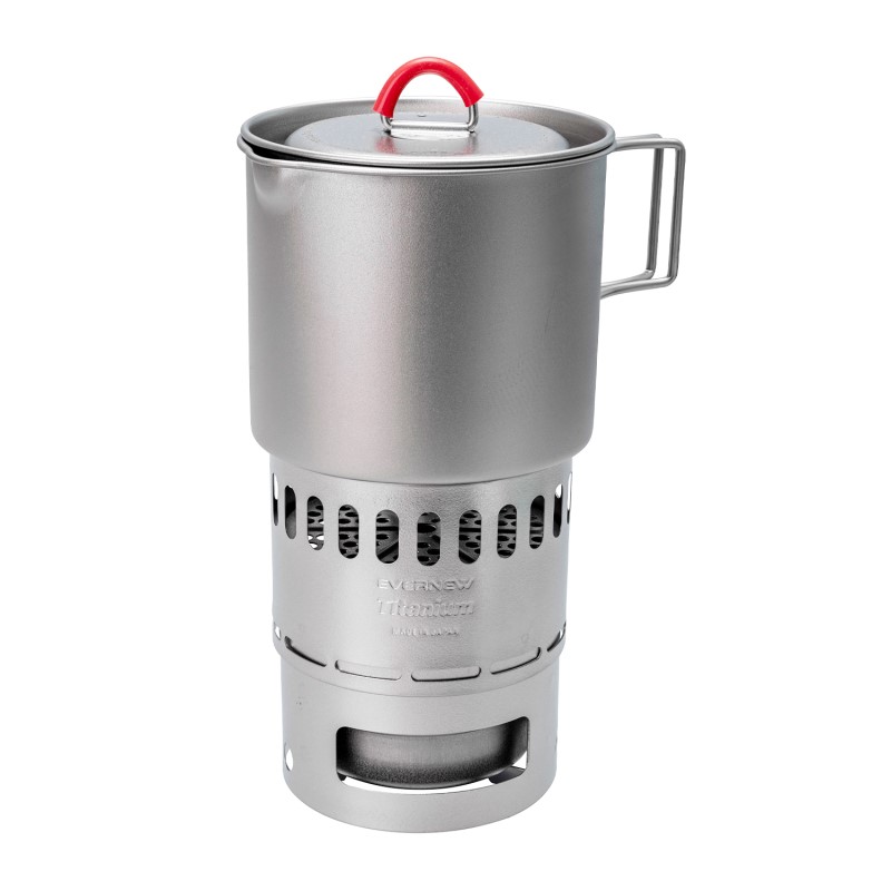 EVERNEW(エバニュー) Ti Mug pot 500 Stove set 550ml ECA538 - バーべ